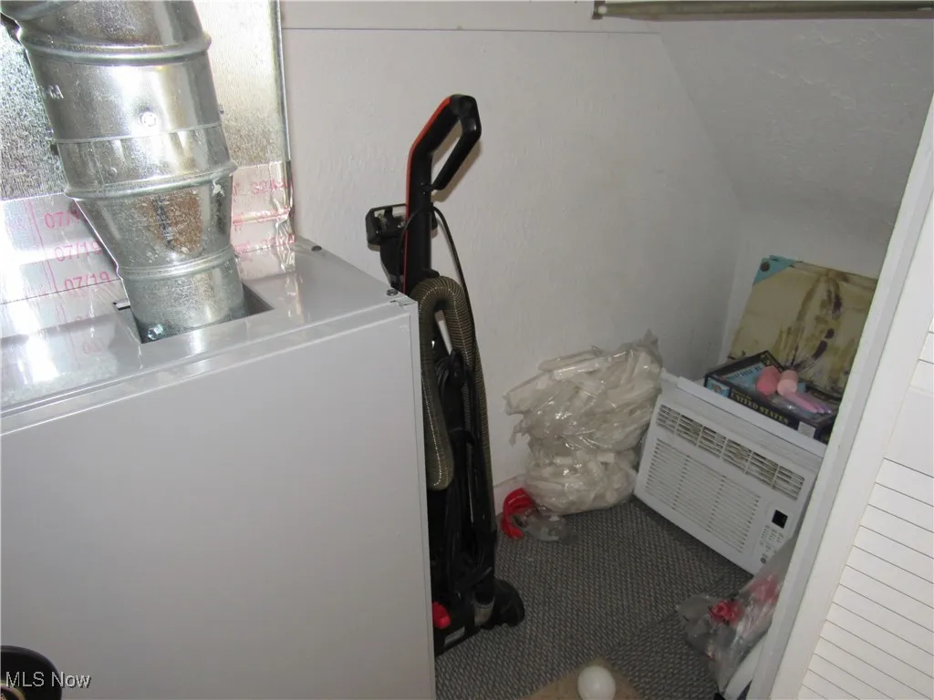 Utility closet off of the dining room is larger than it appears!