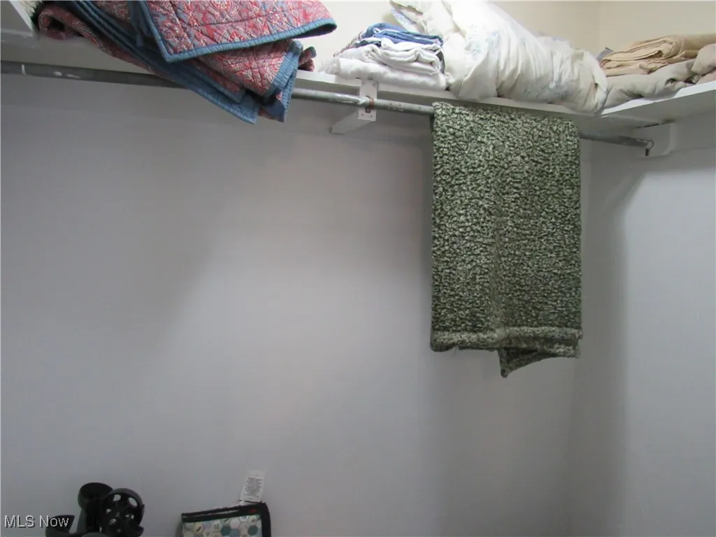 View of the walk-in closet in the first neutral bedroom!