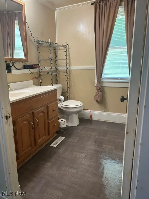 Full bathroom with shower enclosure