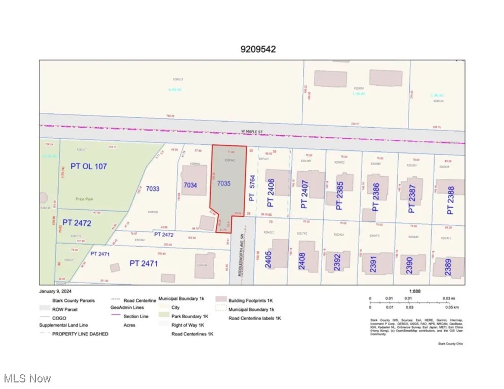 Maple Street, North Canton, Ohio 44720,MLS Now Listing ID
