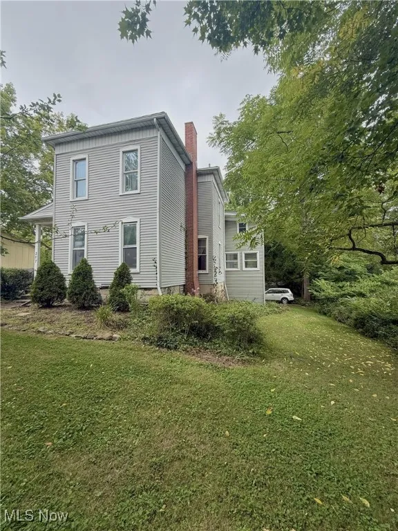 East side of house