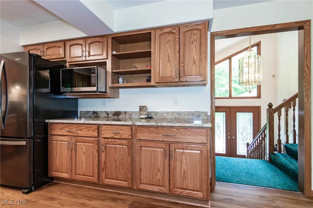 kitchen with stainless steel appliances