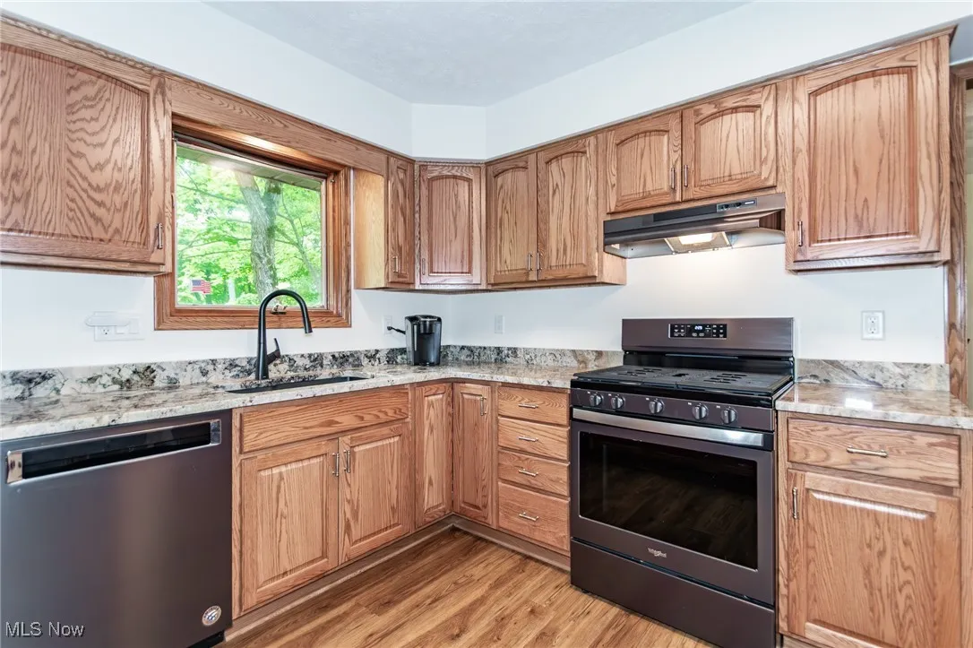 kitchen with stainless steel appliances