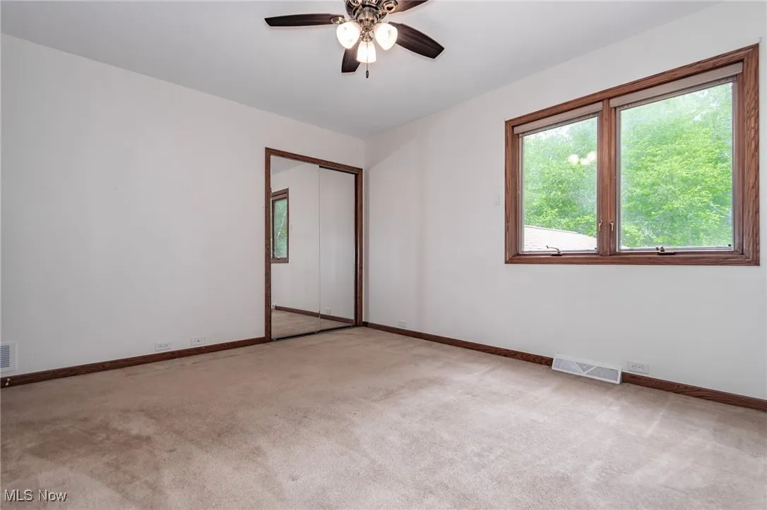 bedroom with carpet