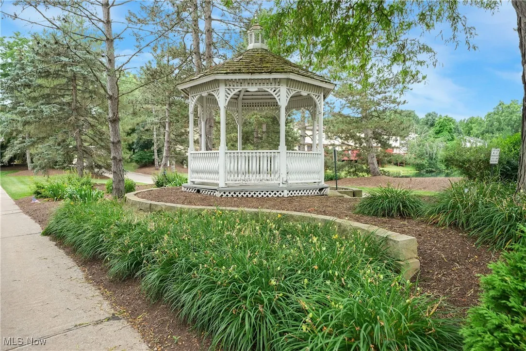View of community featuring a gazebo