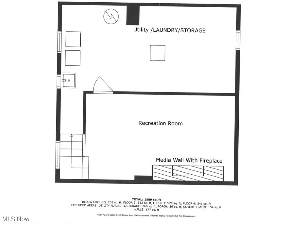 Basement floor plan