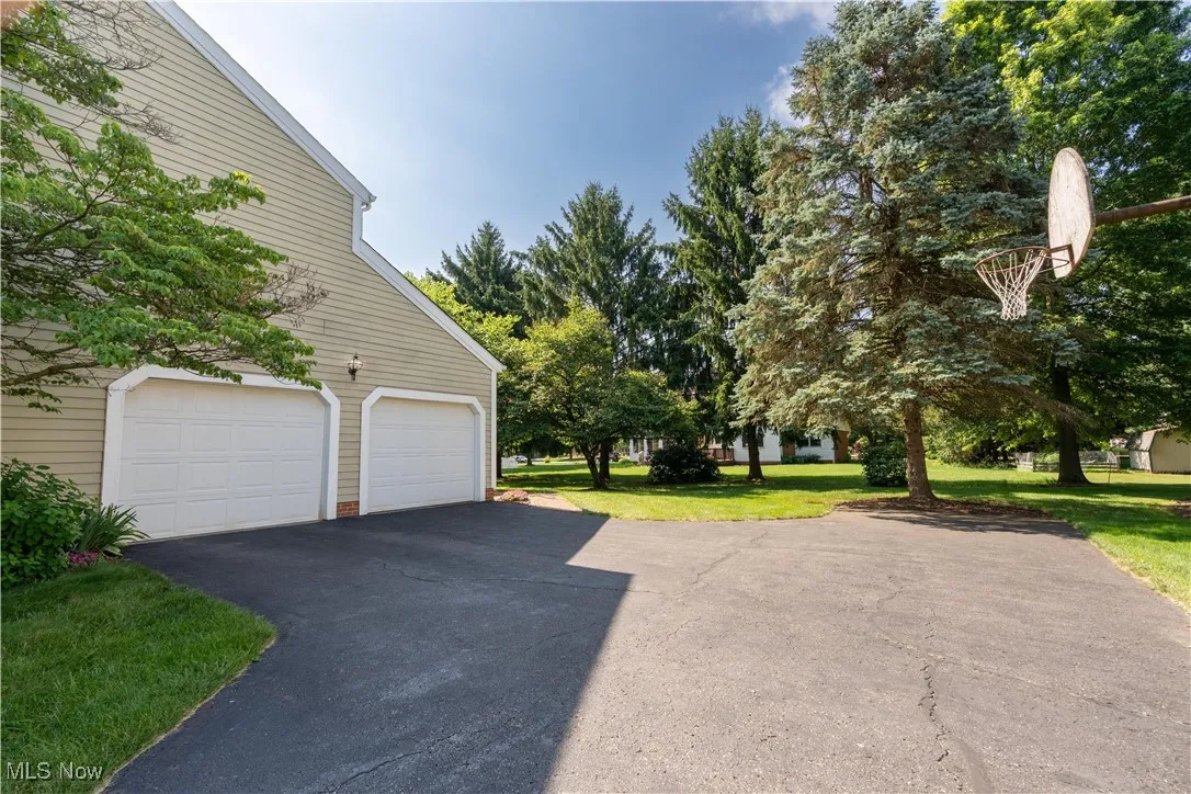 This is a view of the 2 car garage.  We want to show you the extra parking space.