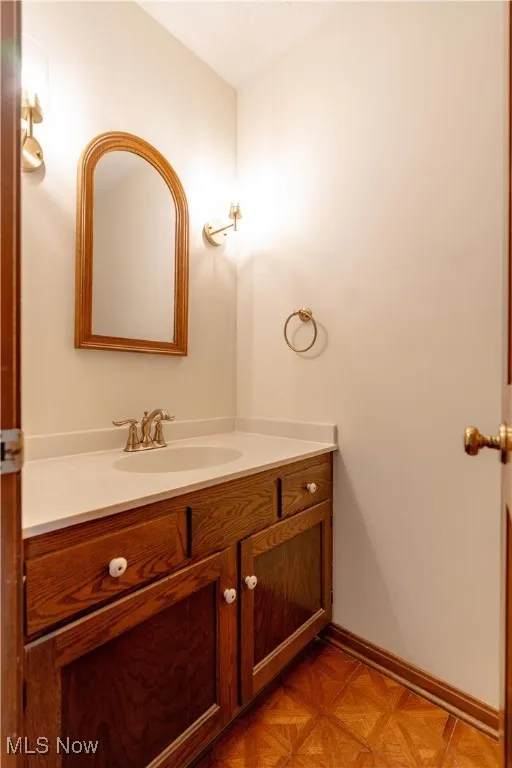 Here is a view of one of the bathrooms in the home.