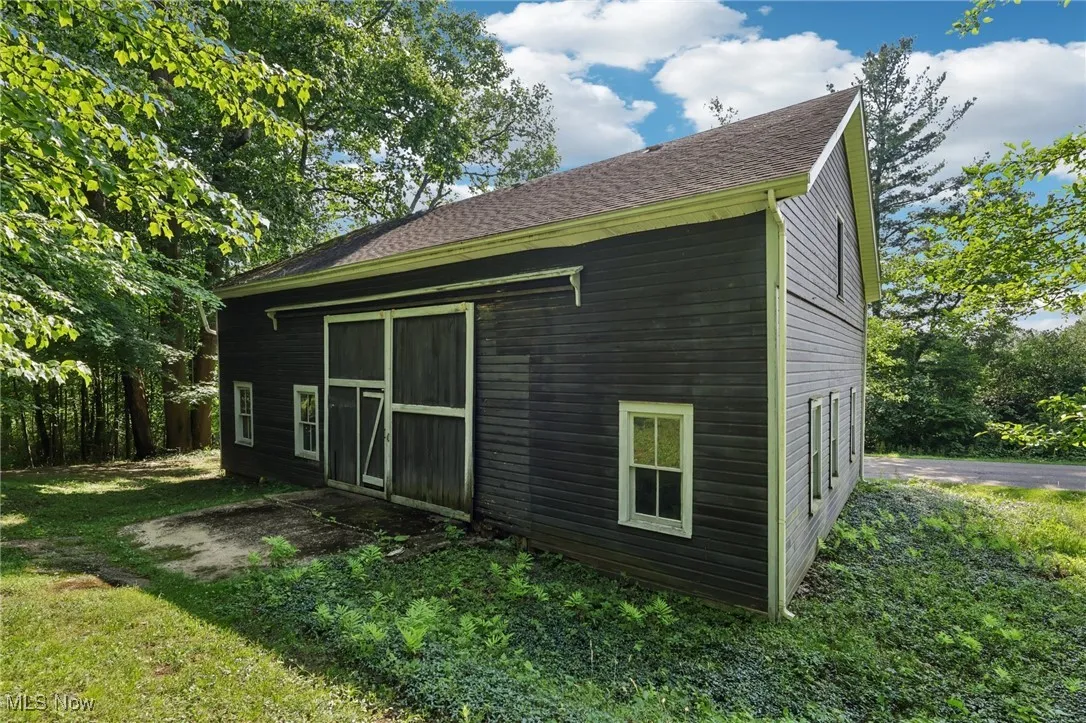 Rear view of house
