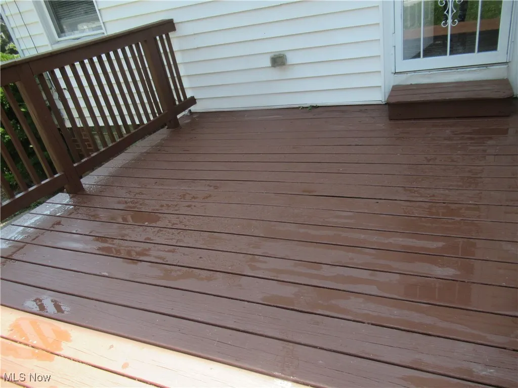 View of deck