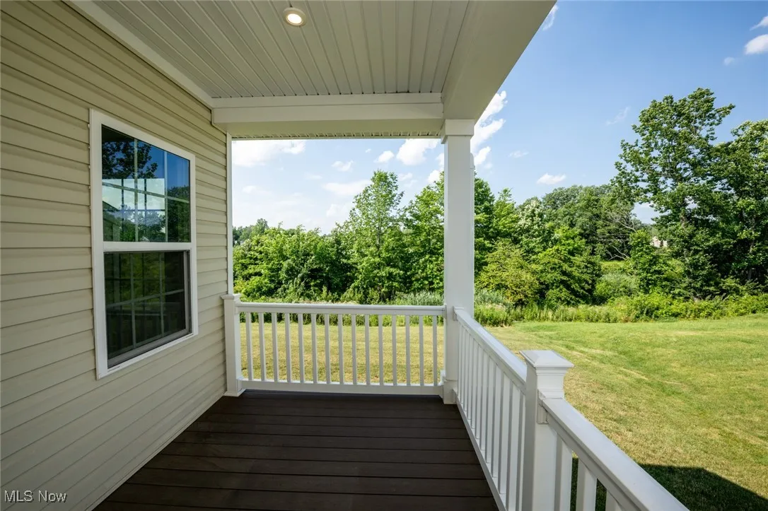 Deck with a yard