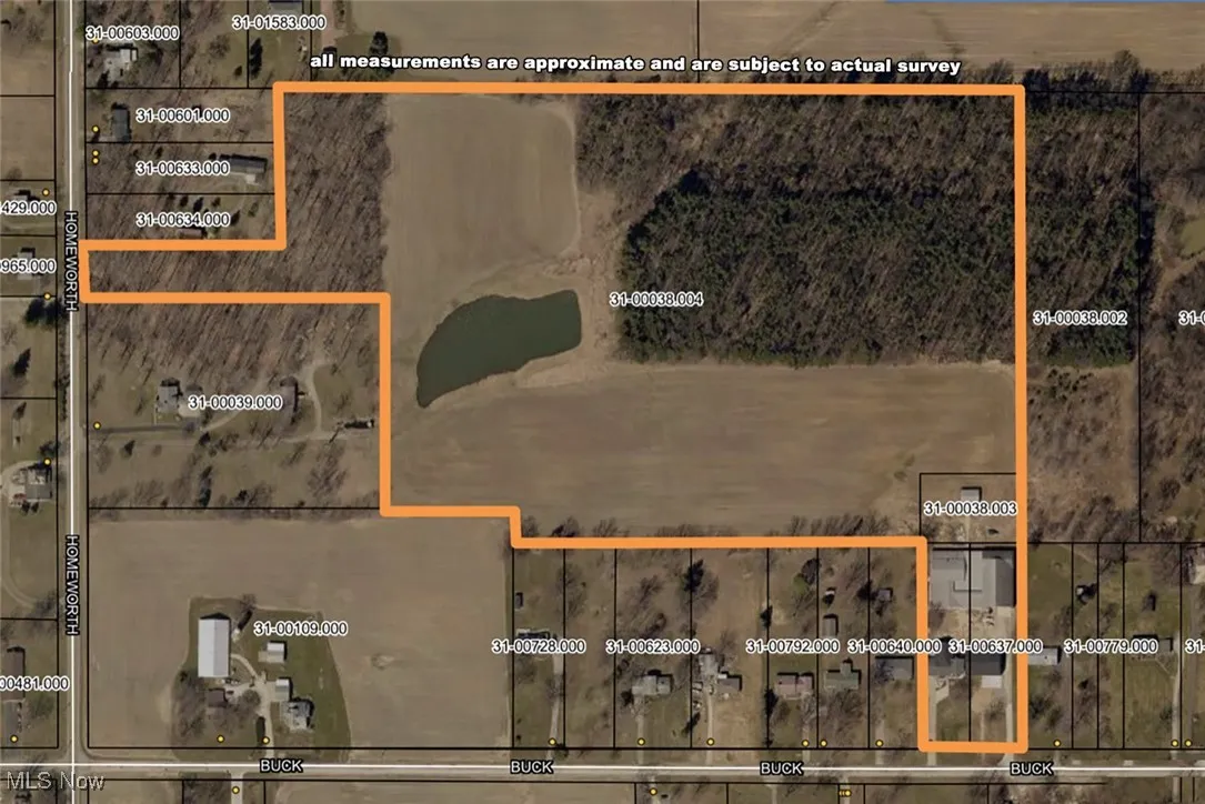 Aerial view of property's location