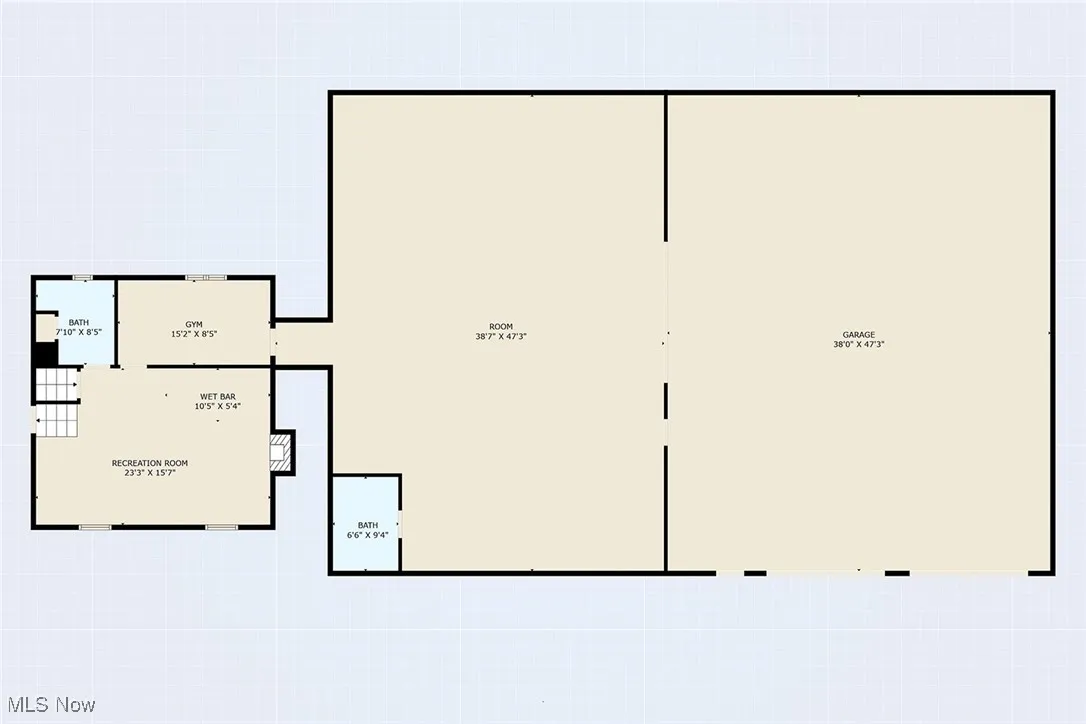 View of room layout