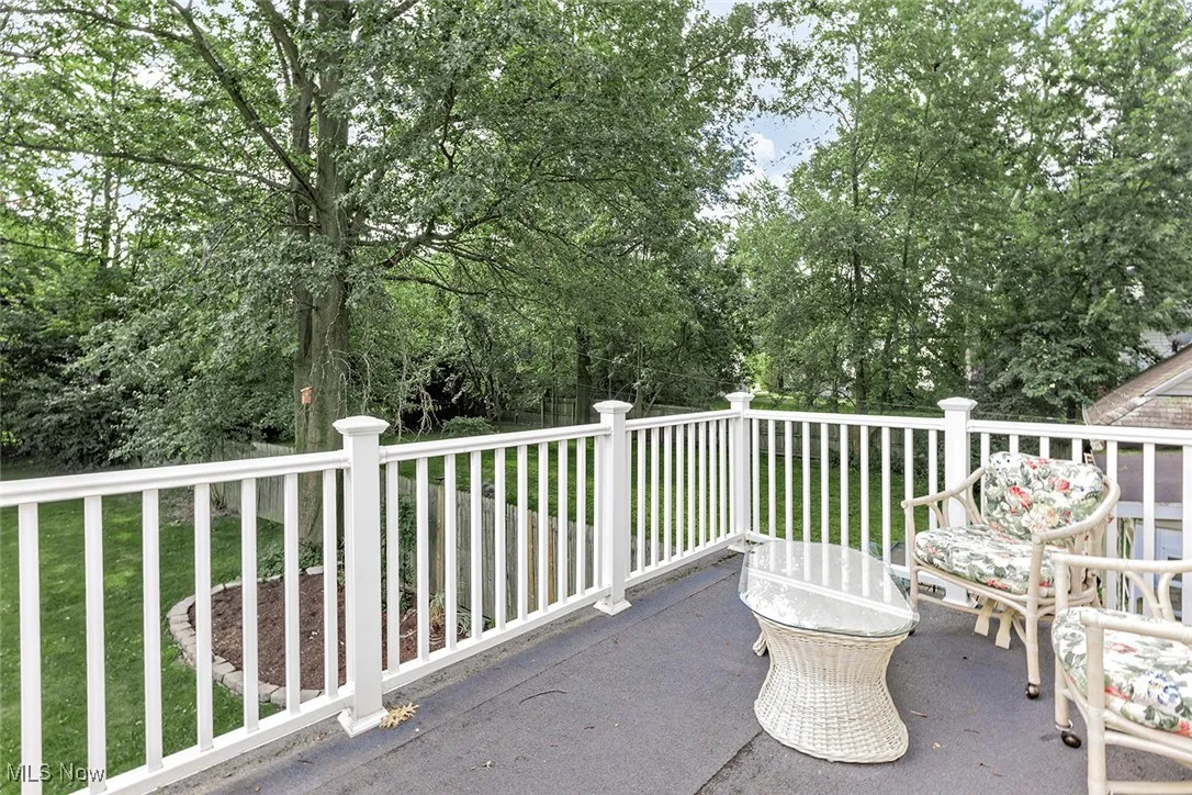 View of outside upper deck