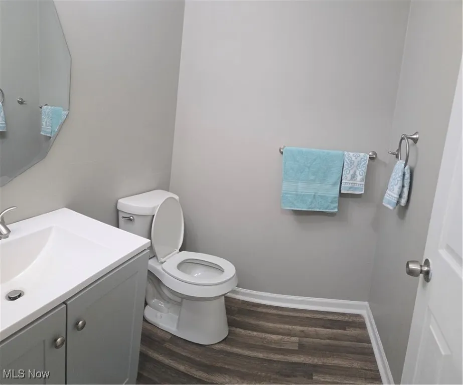 Main floor half bathroom
