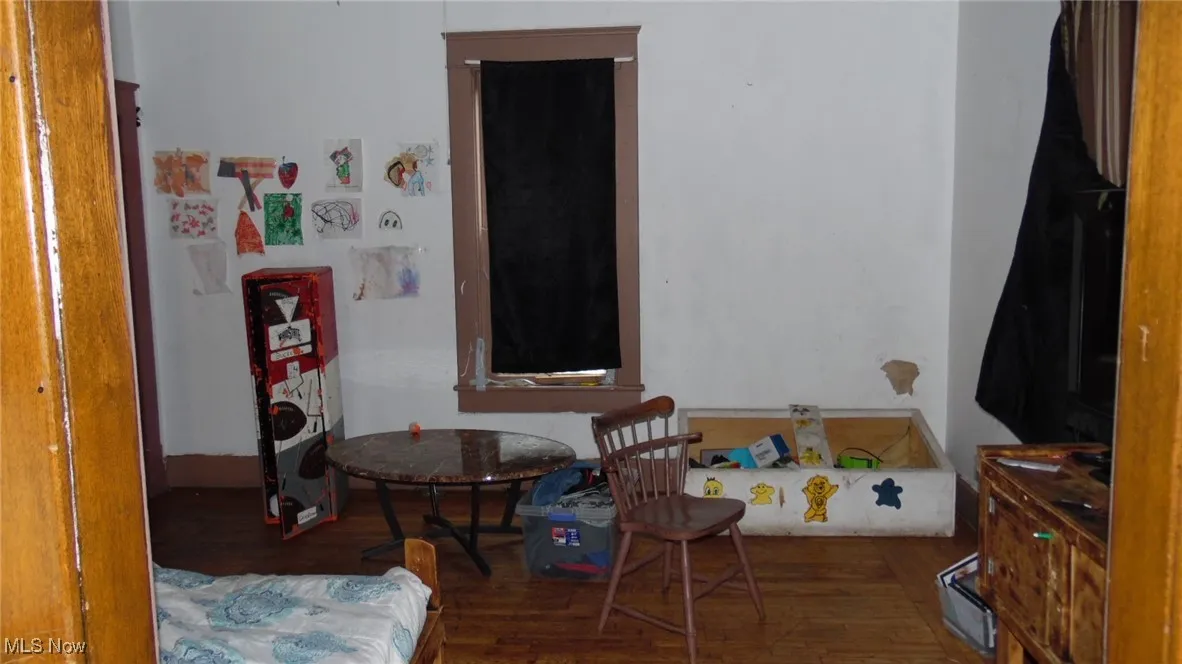 Bedroom featuring wood finished floors