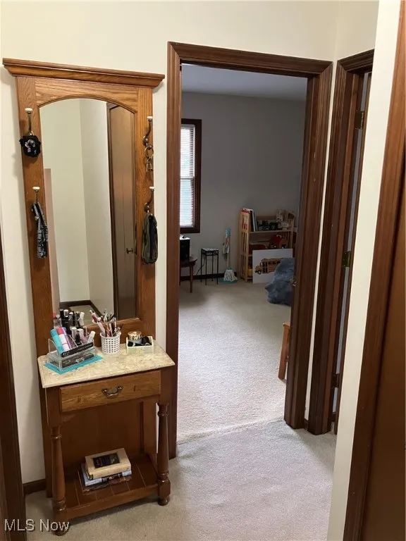 Hall with carpet