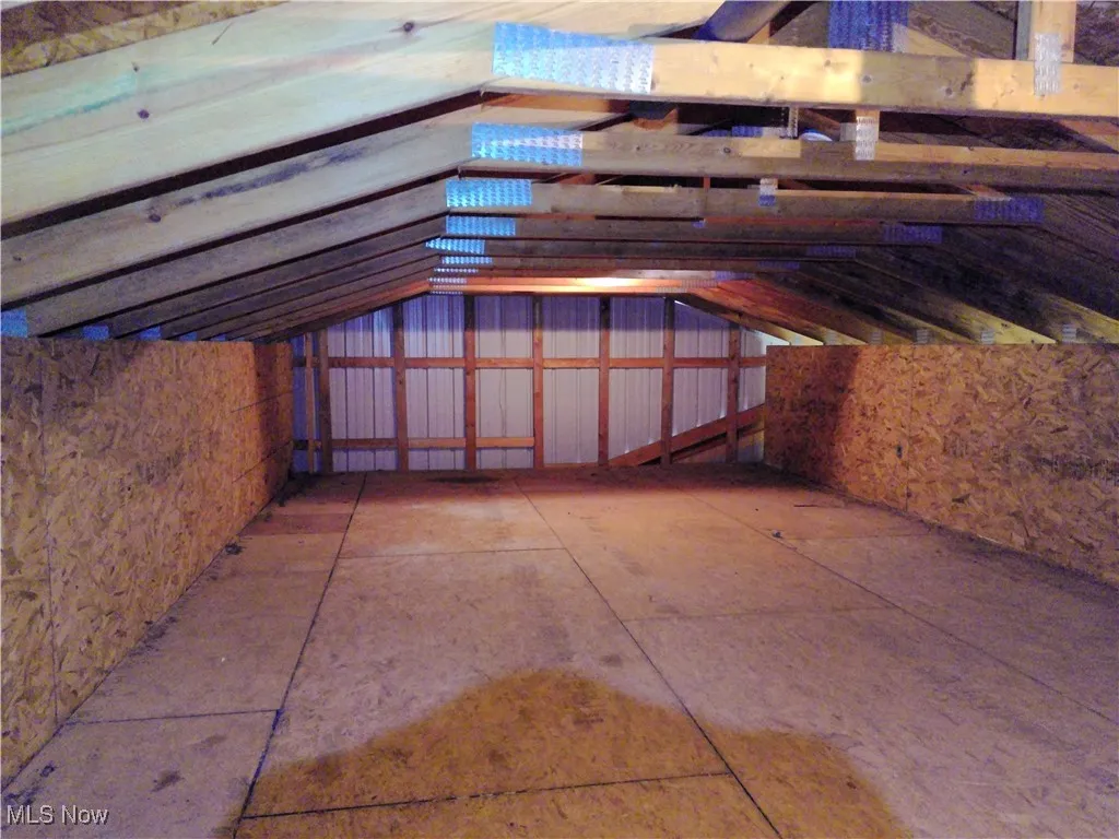View of attic