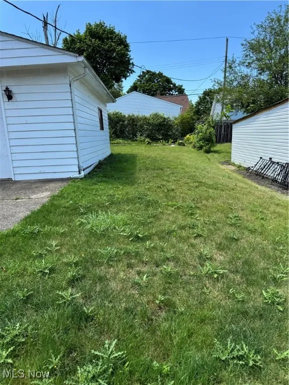 View of green lawn