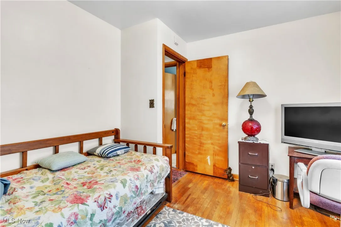Bedroom featuring light wood finished floors