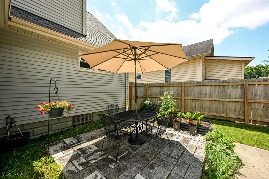 View of patio featuring outdoor dining space