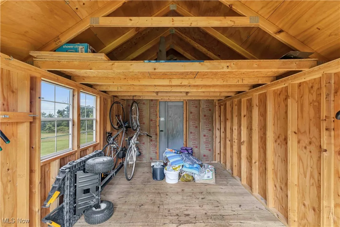 View of storage area