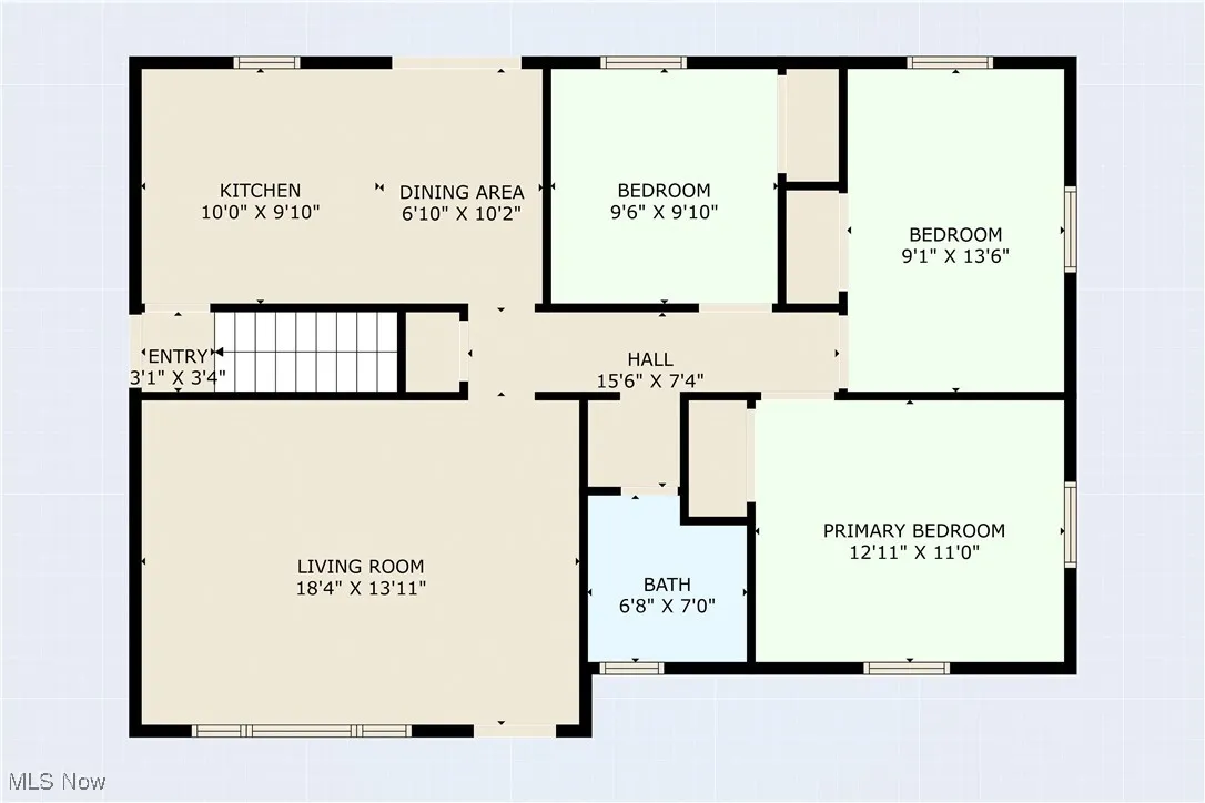 View of room layout