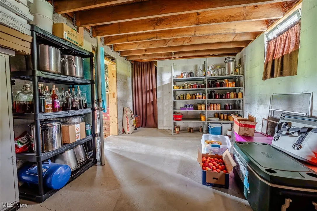 View of storage room