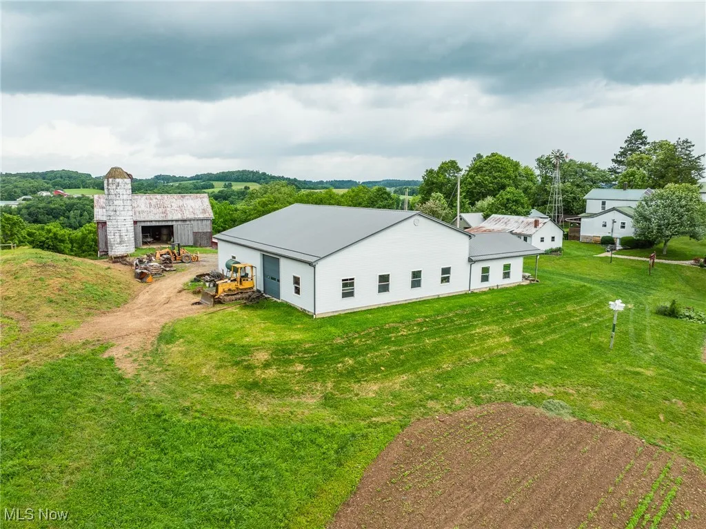 View from above of property