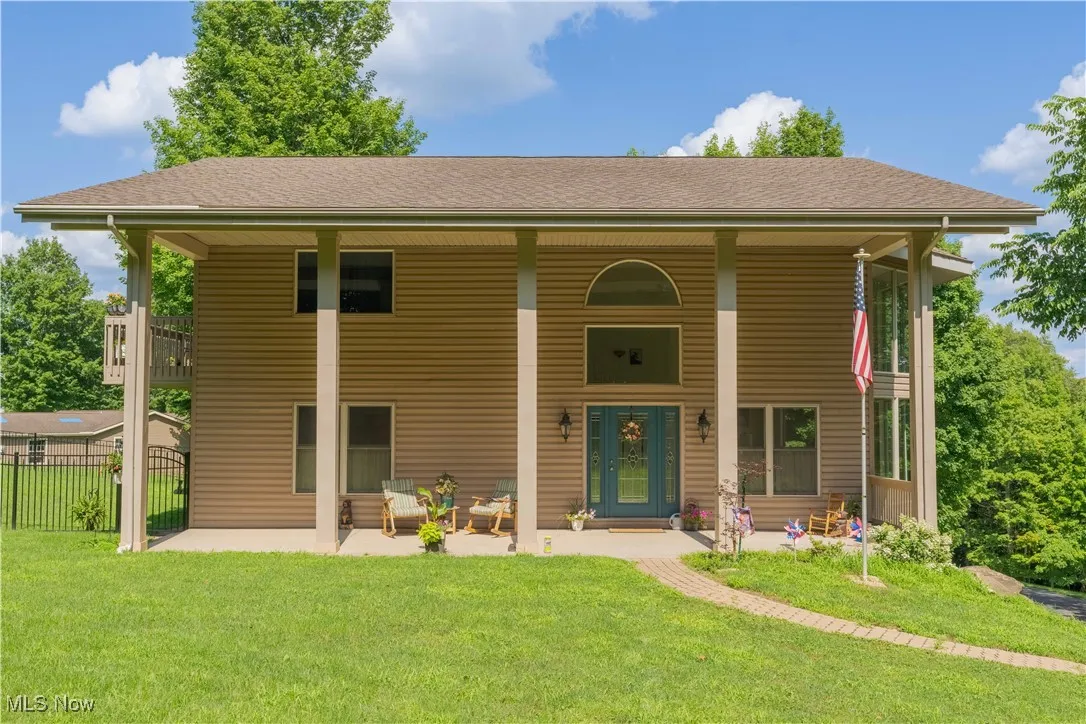 View of front of house with a porch