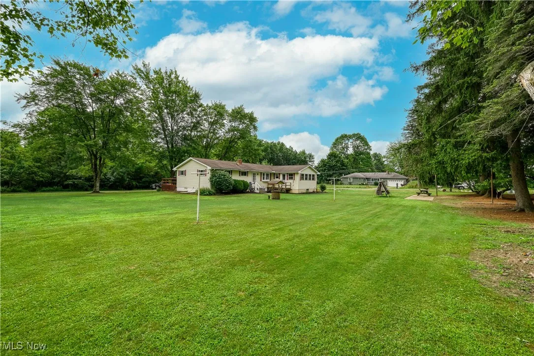 View of grassy yard