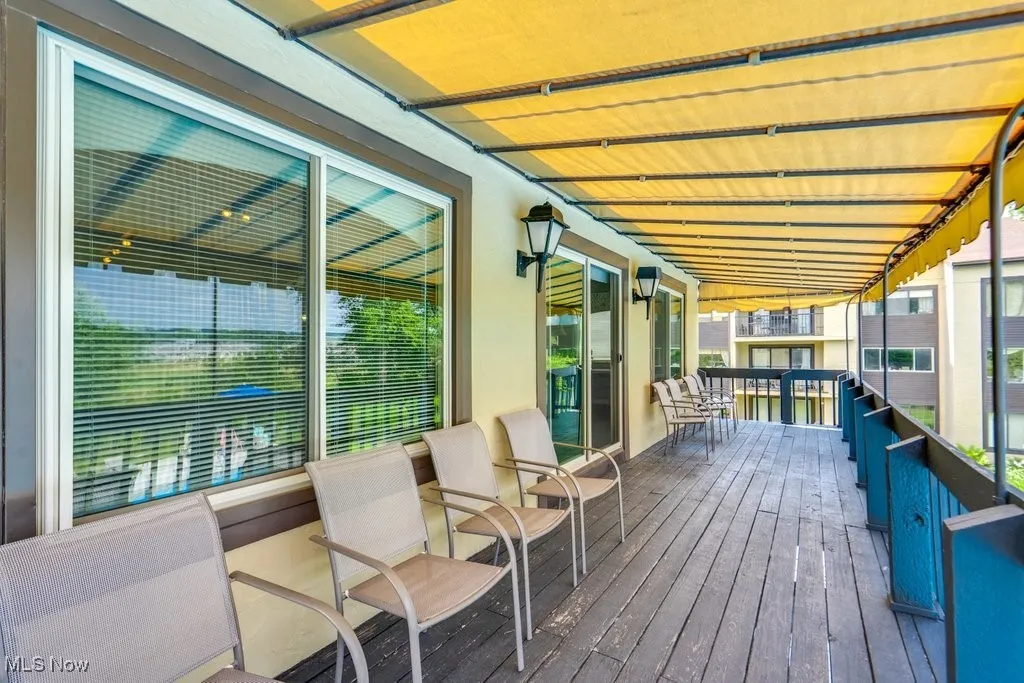 Walk out to the deck overlooking the pool.  Quite a place this is!