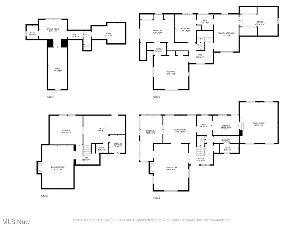 View of floor plan / room layout