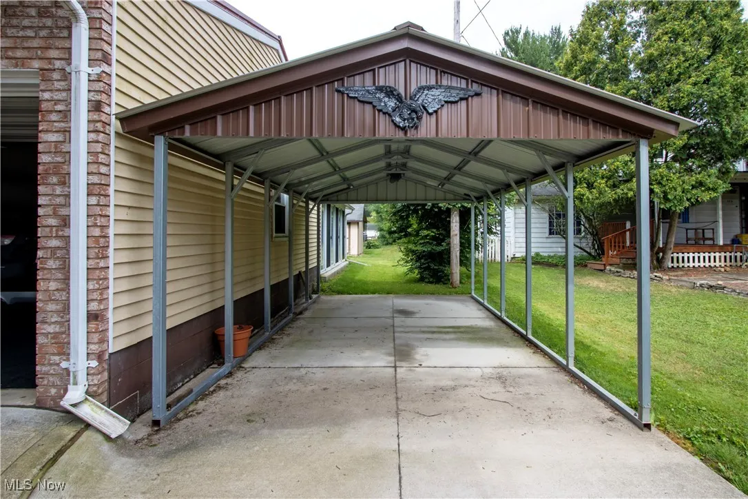 View of parking with driveway