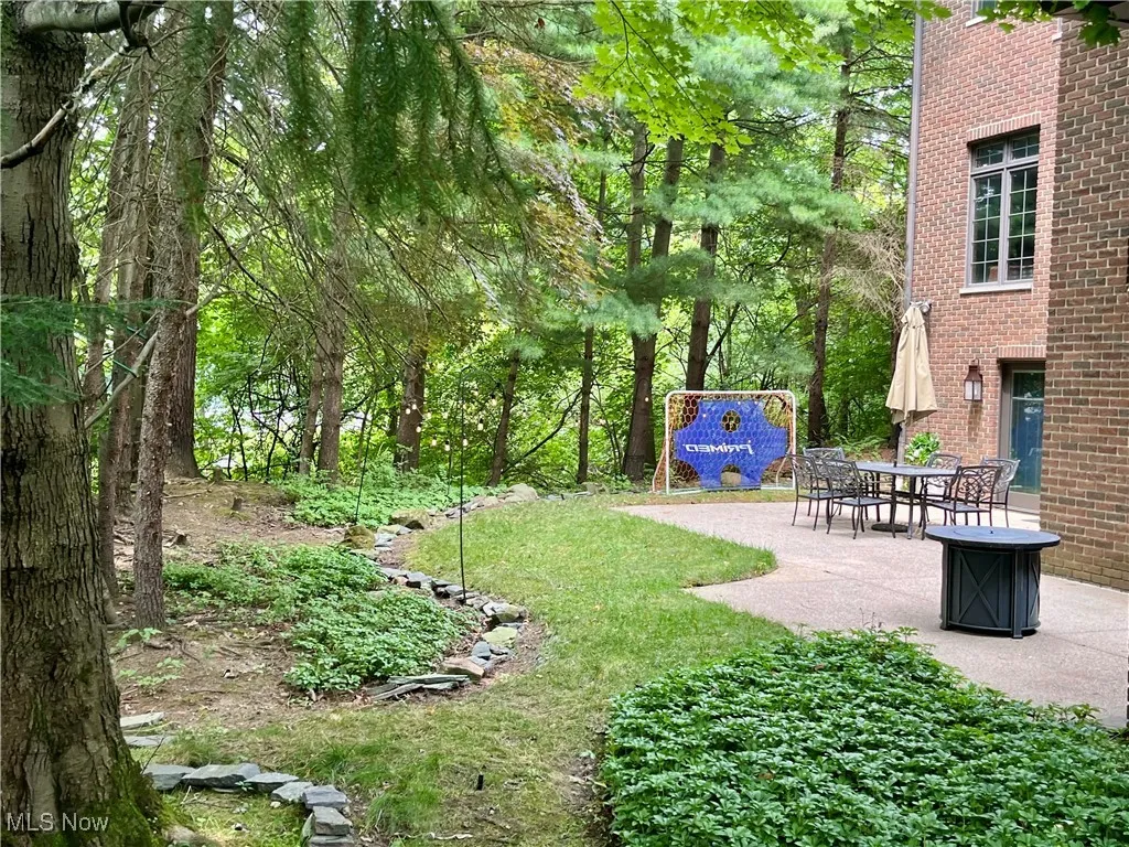 Very low maintenance on this private backyard