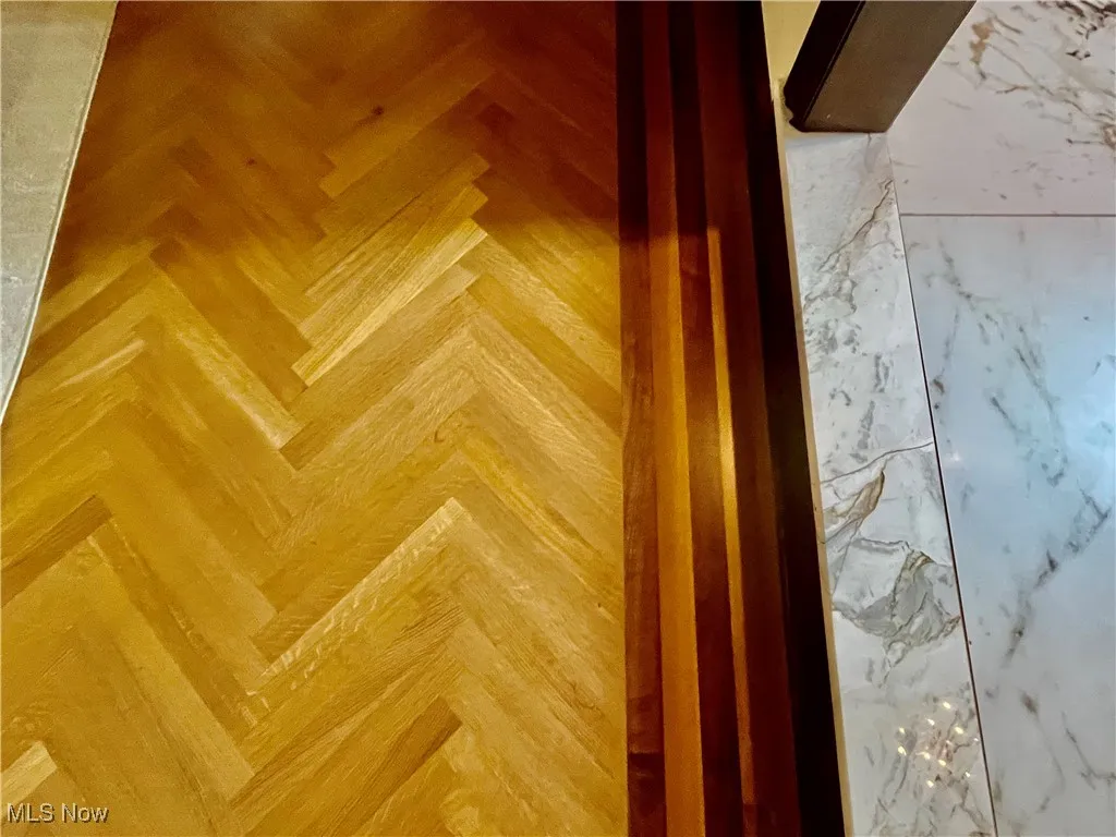 New floor in the Great room, custom design with a beautiful border