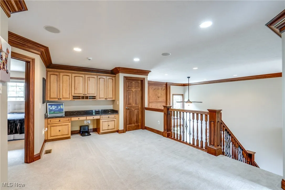 upper level loft area