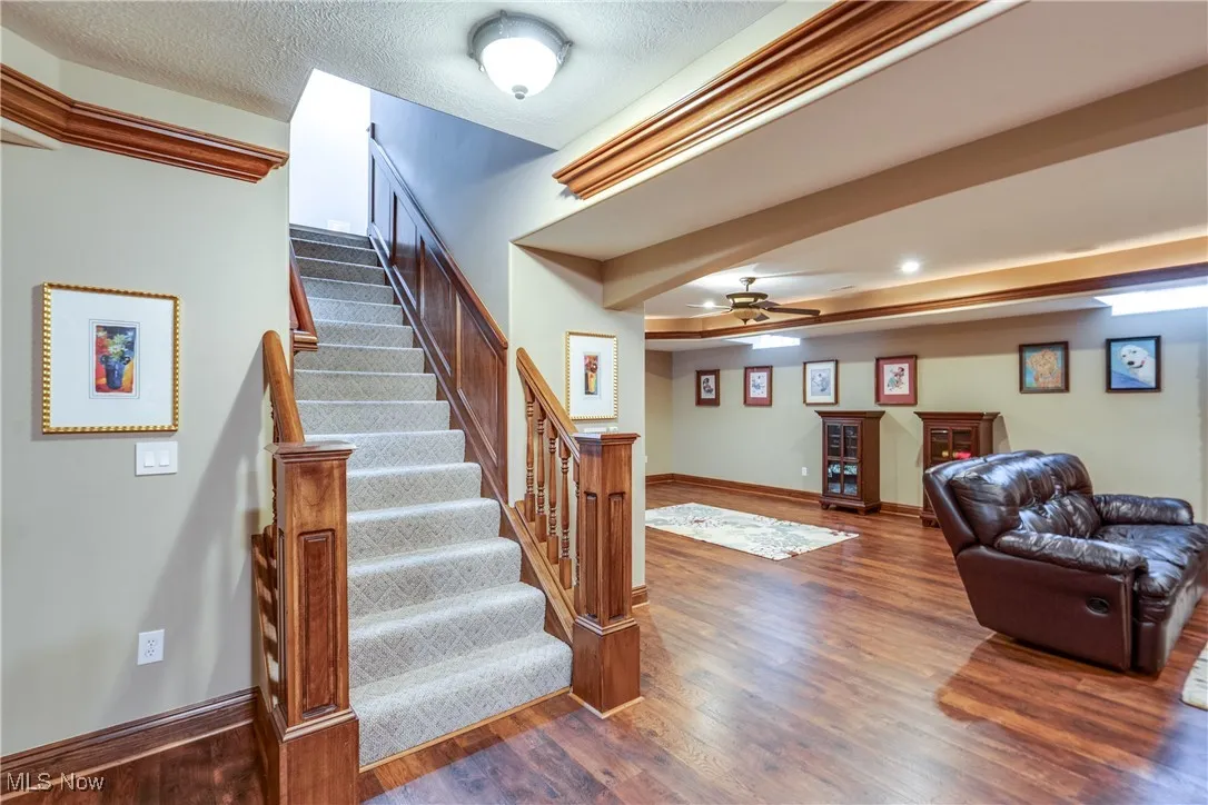 Lower level rec room