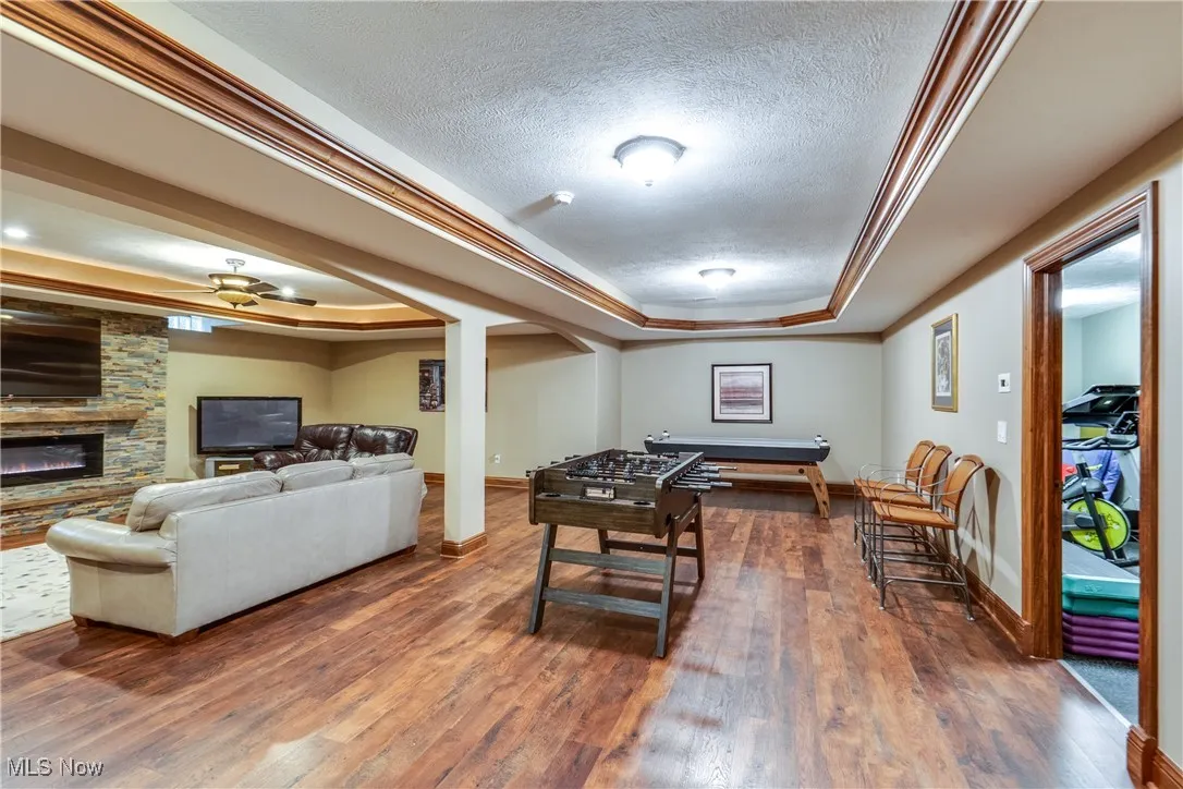 Lower level rec room