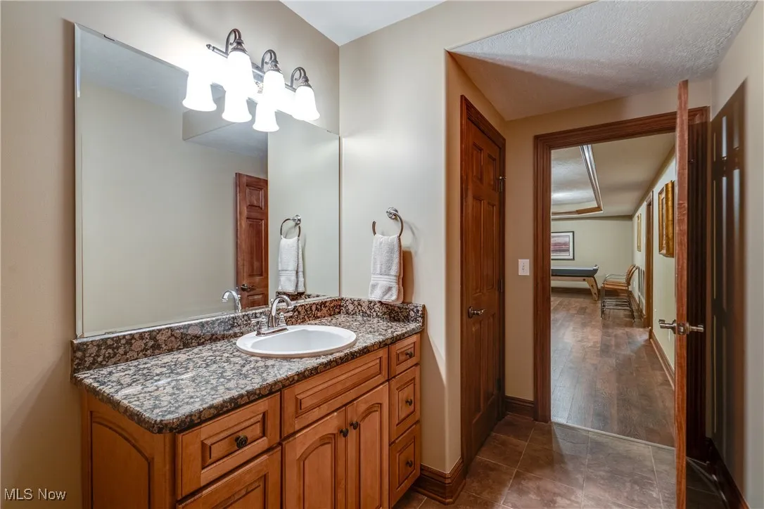 Lower level bath