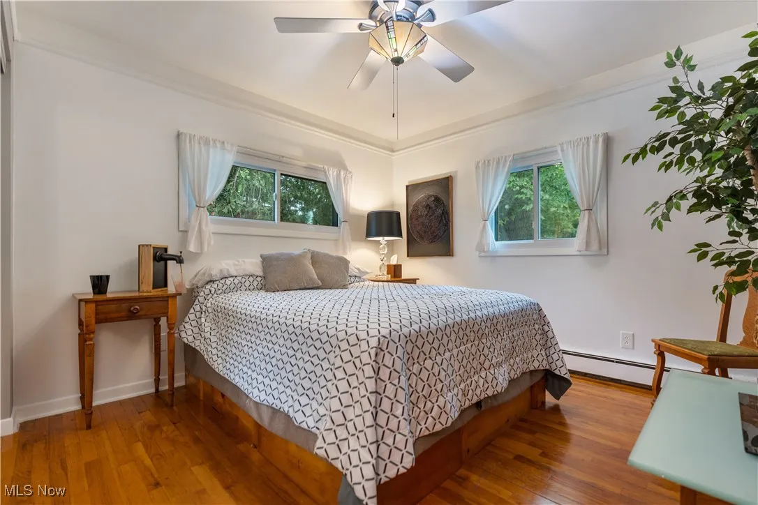 With hardwood floors