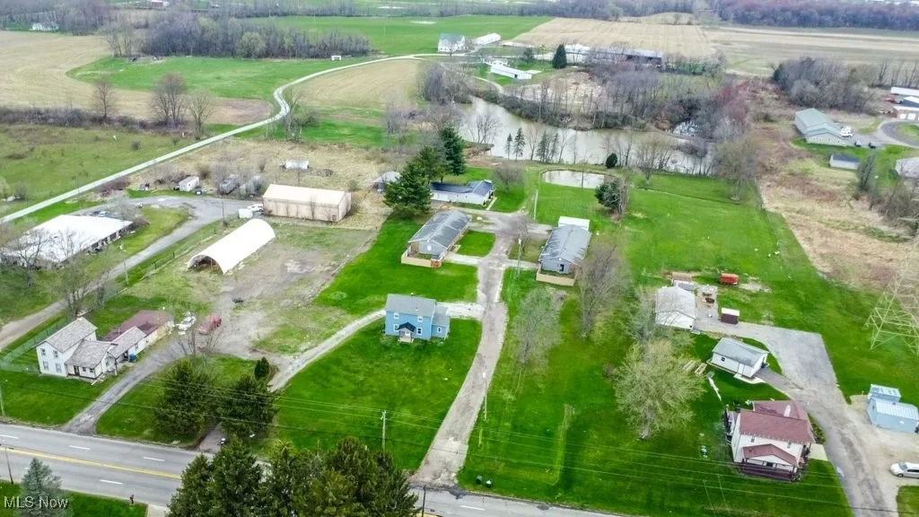 Drone / aerial view with a rural view