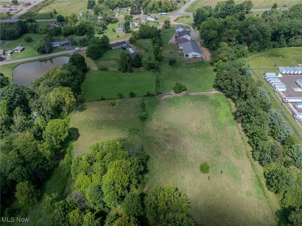 Aerial view of property and surrounding area