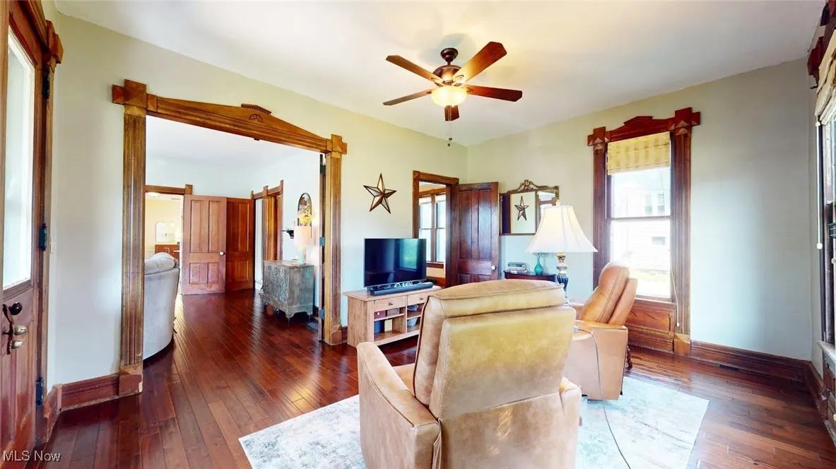 Parlor with access to office and/or bedroom on first (on right)