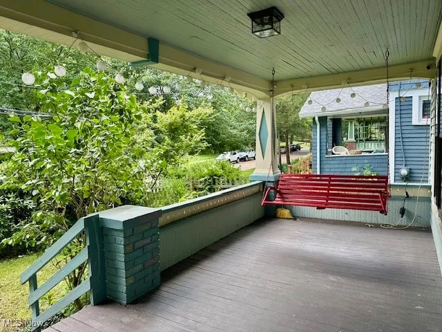 View of deck