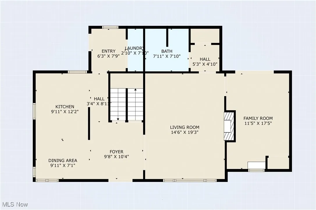 View of room layout