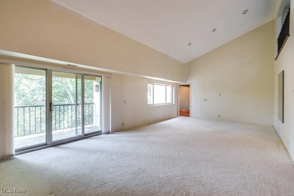 Living and Dining area and Great doors and windows for lighting