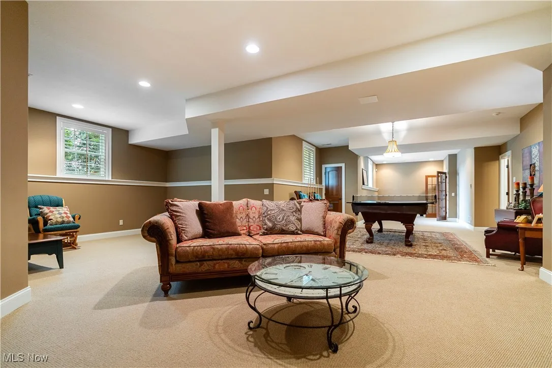More wonderful space for entertaining on the lower level.