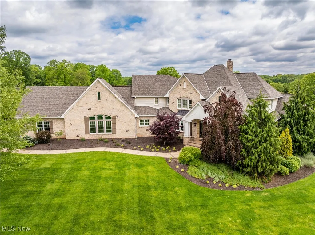 French country style luxury home in Jackson Township.