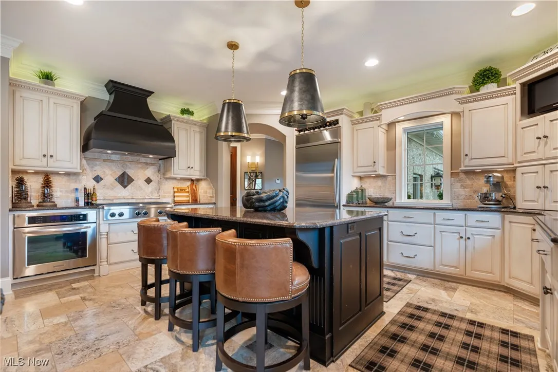 So many intricate details make this kitchen space inviting.